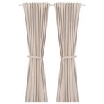 IKEA LENDA fon perde/2 kanat açık pembe - 50614940