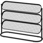 IKEA Älganäs 76x24x59 cm Siyah Ayakkabılık