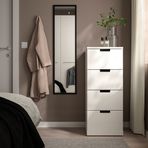 IKEA LILJETRAD boy aynası siyah - 40551047
