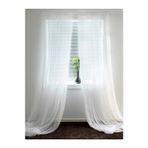 IKEA LILL perde çifti beyaz (280 cm x 300 cm)