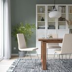IKEA LILLANAS döşemeli sandalye krom kaplama-Gunnared bej - 00534757