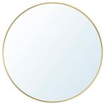 IKEA LINDBYN yuvarlak ayna altın rengi - 50600293