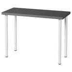 IKEA LINNMON/OLOV çalışma masası koyu gri-beyaz - 89590207