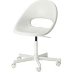IKEA Loberget Malskar Çalışma Sandalyesi Beyaz Mindersiz Ergonomik Ofis Koltuğu Ayarlanabilir Döner Modern Şık