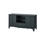 IKEA LOMMARP tv sehpası, koyu mavi-yeşil - açık bej, 159x45x81 cm