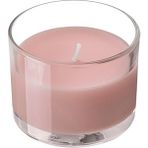 Ikea Lotsfagel Bardakta Kokulu Mum Pembe 20 Saat Kırmızı Meyveler - Açık Pembe - 1 Adet