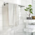 IKEA LUDDVIAL banyo havlusu beyaz - 10579868