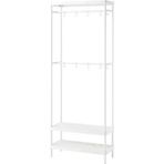 IKEA Mackapar 78x32x200 cm Beyaz Portmanto
