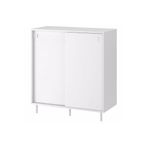 IKEA Mackapar Ayakkabı Dolabı, MeridyenDukkan Beyaz, 80x102 Cm Sürgülü Kapaklı Ayakkabılık