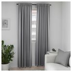 IKEA MAJGULL karartma perde/2 kanat gri - 80417815