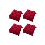 IKEA Malında Sandalye Minderi Kırmızı, 35x40x38 cm, 4 Adet