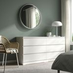 IKEA MALM 6 çekmeceli şifonyer beyaz - 60403584