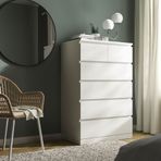 IKEA MALM 6 çekmeceli şifonyer beyaz - 60403602