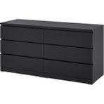 IKEA Malm 6 Çekmeceli Şifonyer Venge 160 x 78 cm