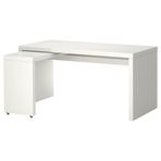IKEA MALM Çalışma Masası Beyaz 151x65 cm
