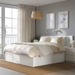 IKEA MALM çift kişilik baza beyaz - 90404799