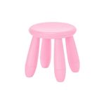 IKEA Mammut Pembe Çocuk Taburesi, Tabure-oturak Masa Oyun Taburesi Polipropilen Plastik