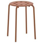 IKEA MARIUS tabure kırmızı-kahverengi - 20605249