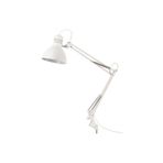 IKEA Masaya Takılabilir Çalışma Lambası Abajur Çapı: 17 Cm Masa Lambası Beyaz Çelik Lamba