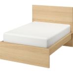 IKEA Meşe Dayanıklı Çift Kişilik Karyola 160X200 cm - 160 x 200 cm