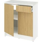 IKEA Meşe Fonksiyonel Mutfak Dolabı 120 cm - Ahşap
