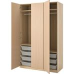 IKEA Meşe Geniş Kapaklı Gardırop - Ahşap