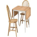 IKEA Meşe Şık Yemek Masası 2 Sandalyeli