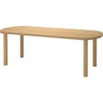 IKEA Meşe Zarif Yemek Masası - Ahşap