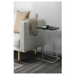IKEA Metal Yan Sehpa, Siyah Renk 50x30 Cm Koltuk Yanı Sehpa
