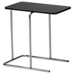 IKEA Metal Yan Sehpa, Siyah Renk Meridyendukkan 50X30 cm Koltuk Yanı Sehpa