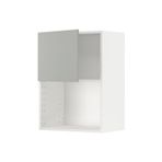 Ikea Metod, Ankastre Mikrodalga Fırın Duvar Dolabı, Havstorp Açık Gri, 60X80 Cm