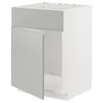 IKEA METOD eviye dolabı HAVSTORP açık gri-koyu gri - 99538983