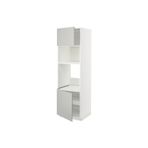 Ikea Metod, Fırın-Mikrodalga Fırın Boy Dolabı, Havstorp Açık Gri, 60X60X200 Cm