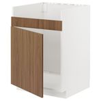 IKEA METOD HAVSEN eviye dolabı TISTORP kahverengi ceviz görünümlü - 69519405