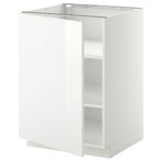 IKEA METOD kapaklı alt dolap RINGHULT beyaz - 59466394