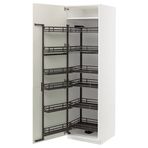 IKEA METOD kiler dolabı VEDDINGE beyaz - 39443228