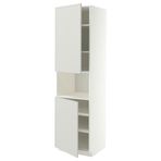 IKEA METOD mikrodalga fırın boy dolabı ASPUDDEN açık gri - 19604887