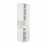IKEA METOD mikrodalga fırın boy dolabı STENSUND beyaz - 89456015