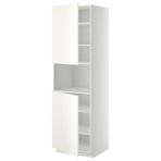 IKEA METOD mikrodalga fırın boy dolabı VEDDINGE beyaz - 39467808