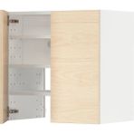 Ikea Metod Mutfak Duvar Dolabı, Açık Dişbudak Görünümlü - Aspiratör Dolabı, G60XY60 cm Modüler Iskel
