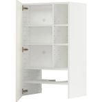 Ikea Metod Mutfak Duvar Dolabı, Beyaz Veddınge Aspiratör Dolabı, G60 x D38.6 x Y100 cm