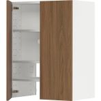 Ikea Metod Mutfak Duvar Dolabı, Kahverengi-Ceviz Görünümlü, G60XY80 cm – Şık ve Fonksiyonel Mutfak D