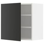 IKEA METOD mutfak duvar dolabı NICKEBO mat antrasit-koyu gri - 79497399