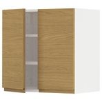 IKEA METOD mutfak duvar dolabı VOXTORP meşe görünümlü - 99539299