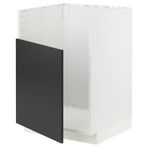IKEA METOD TALLSJÖN eviye dolabı NICKEBO mat antrasit-koyu gri - 59550830