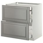 IKEA METOD/MAXIMERA çekmeceli alt dolap BODBYN gri - 79104617