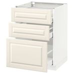 IKEA METOD/MAXIMERA çekmeceli alt dolap BODBYN kırık beyaz - 59110501