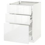 IKEA METOD/MAXIMERA çekmeceli alt dolap RINGHULT beyaz - 39110516