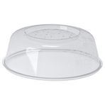 IKEA Mikrodalga Kapağı, 26 cm, Gri, PRICKIG, Polipropilen Plastik, Yuvarlak, 1 Adet, Mikrodalga Fırına Uygun, Bulaşık Makinesinden Yıkanabilir