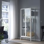 IKEA MILSBO cam vitrin beyaz - 00396416